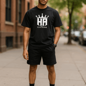 Hardline Black Men Shirt