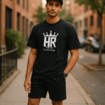 Hardline Black Men Shirt
