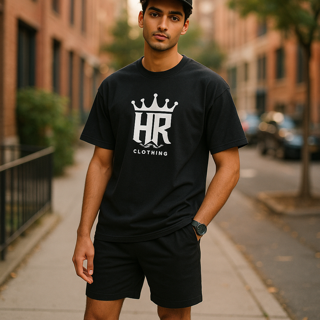 Hardline Black Men Shirt